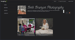 Desktop Screenshot of bethbranyonphotography.com